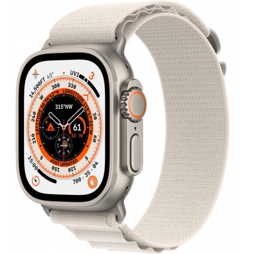 Apple Watch Ultra, 49 мм, ремешок Alpine «сияющая звезда», размер S