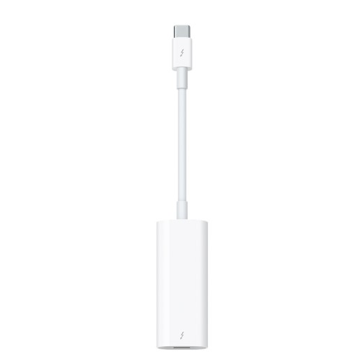 Адаптер Apple Thunderbolt 3 - Thunderbolt 2, 0.1 м, белый