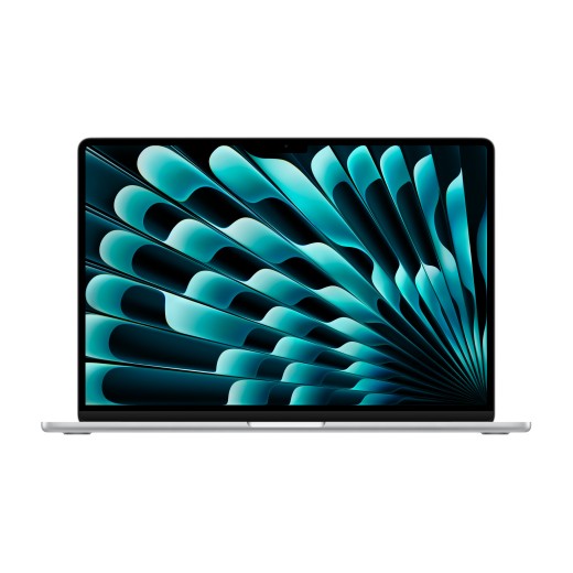 Apple MacBook Air 15" (M2, 8C CPU/10C GPU, 2023), 8 ГБ, 256 ГБ SSD, серебристый