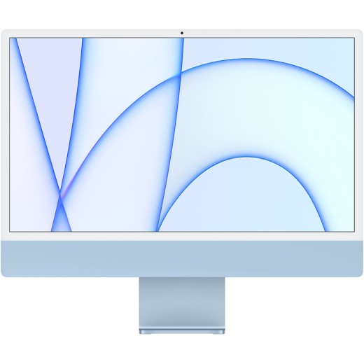 Apple iMac 24" Retina 4,5K, M1 (8C CPU, 7C GPU), 8 ГБ, 256 ГБ SSD, синий